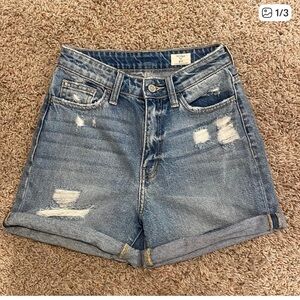Bridge by GLY mom fit jean shorts size 25. Bought from Buckle